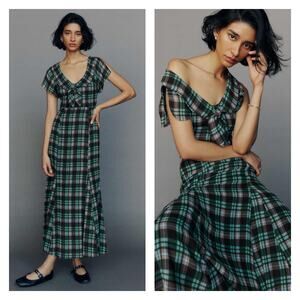 Reformation Talleen Dress In Moreno Plaid Size 2